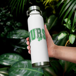 Nurse Shamrock Copper Vacuum Insulated Bottle, 22oz - MedTheories