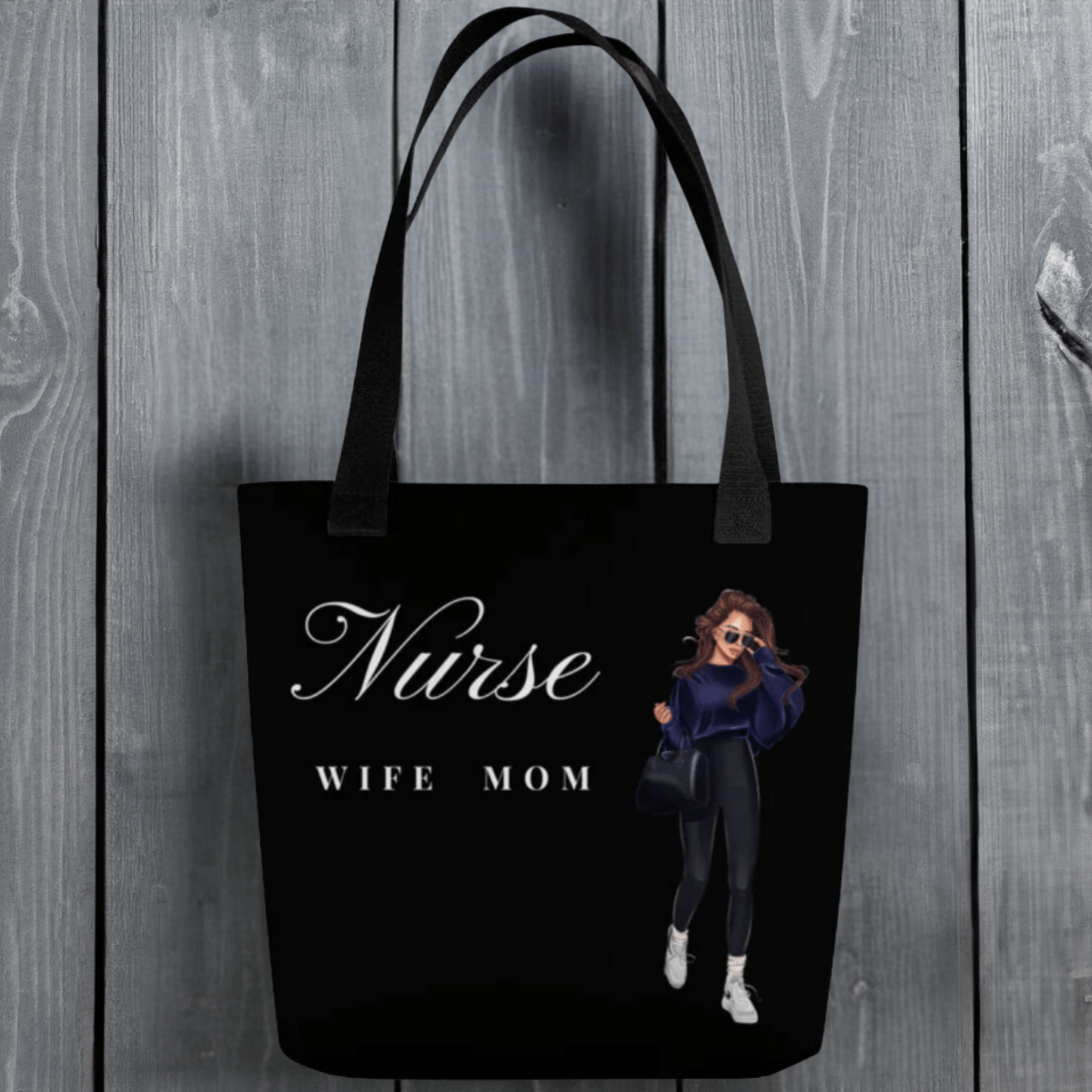 Nurse Wife Mom Tote Bag - MedTheories
