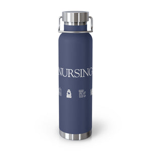 Nursing ICON Copper Vacuum Insulated Bottle, 22-oz - MedTheories