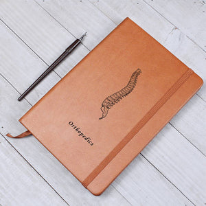 Orthopedics Graphic Vegan Leather Printed Journal - MedTheories