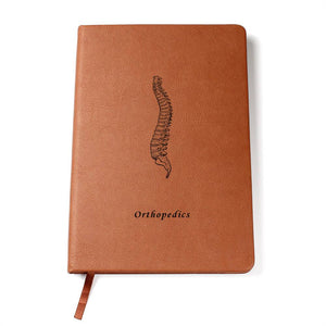 Orthopedics Graphic Vegan Leather Printed Journal - MedTheories