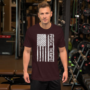 Physical Therapist Flag Unisex T-Shirt - MedTheories