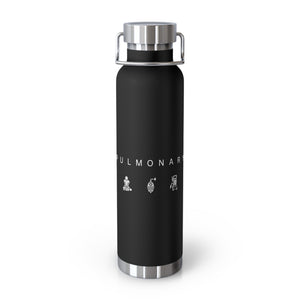 Pulmonary Icon Copper Vacuum Insulated Bottle, 22-oz - MedTheories