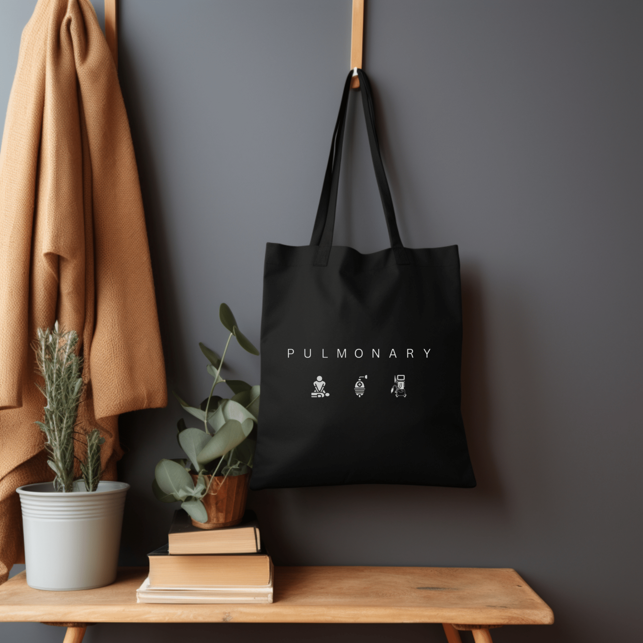 Pulmonary ICON Eco Tote Bag - MedTheories