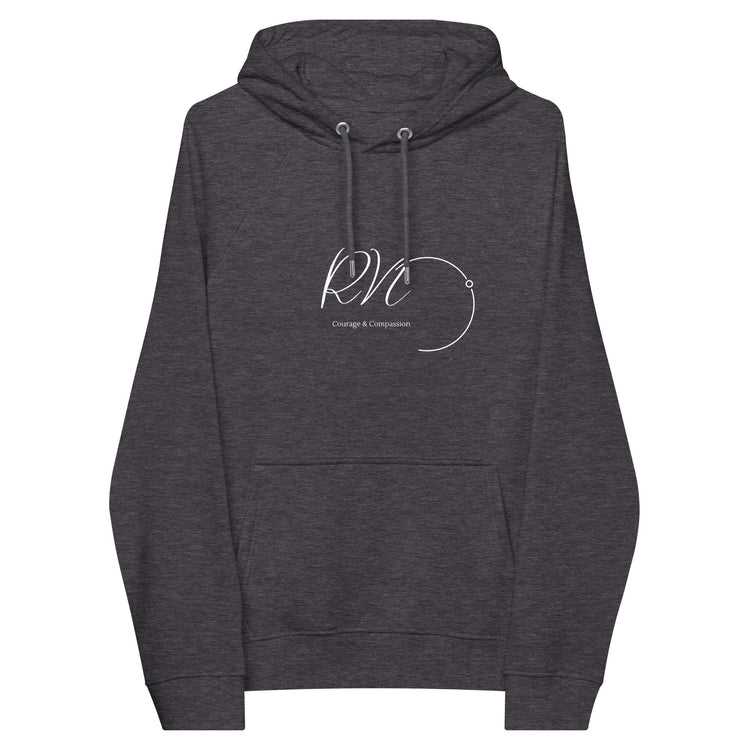 RN Courage & Compassion Unisex Eco Raglan Hoodie - MedTheories