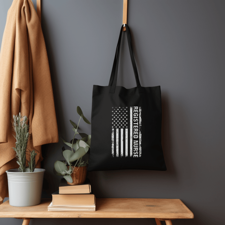RN Flag Eco Tote Bag - MedTheories