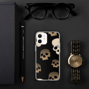 Scary Skull Clear Case for iPhone® - MedTheories