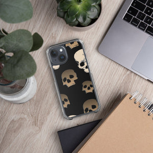 Scary Skull Clear Case for iPhone® - MedTheories