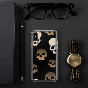 Scary Skull Clear Case for iPhone® - MedTheories