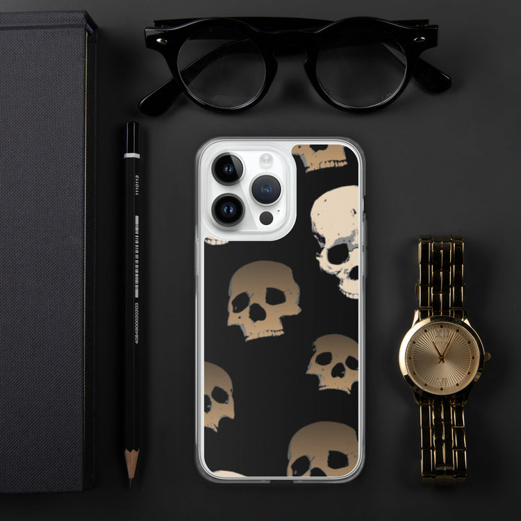 Scary Skull Clear Case for iPhone® - MedTheories