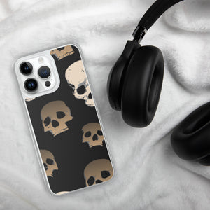 Scary Skull Clear Case for iPhone® - MedTheories