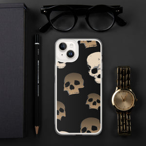 Scary Skull Clear Case for iPhone® - MedTheories