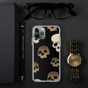 Scary Skull Clear Case for iPhone® - MedTheories