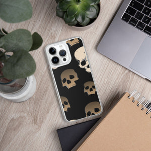 Scary Skull Clear Case for iPhone® - MedTheories