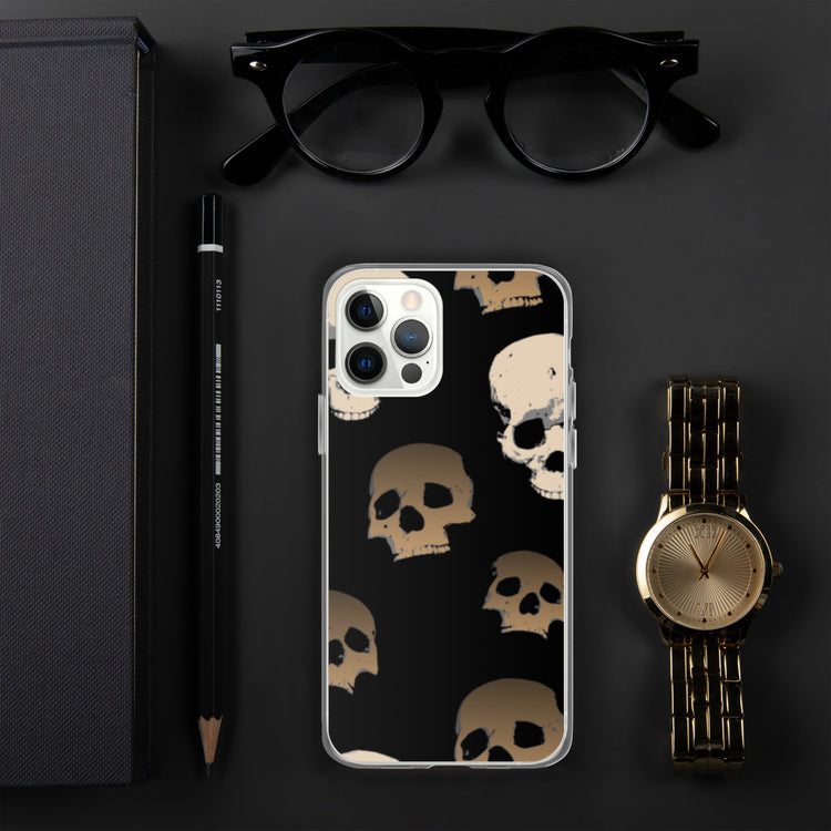 Scary Skull Clear Case for iPhone® - MedTheories