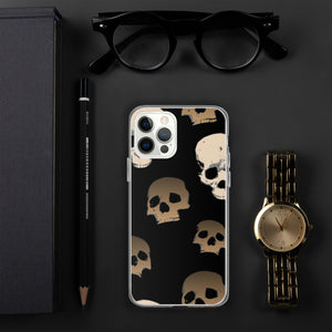 Scary Skull Clear Case for iPhone® - MedTheories