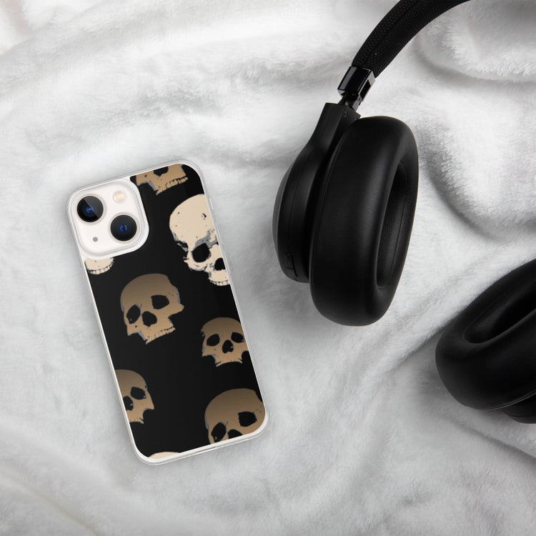 Scary Skull Clear Case for iPhone® - MedTheories