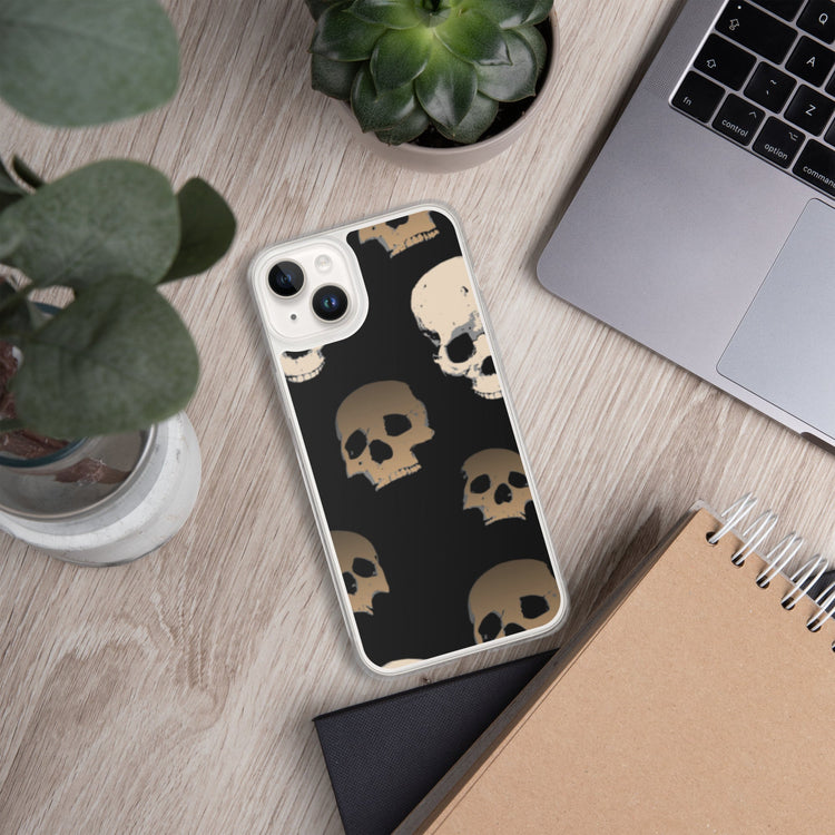 Scary Skull Clear Case for iPhone® - MedTheories