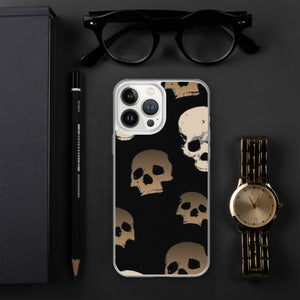 Scary Skull Clear Case for iPhone® - MedTheories