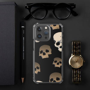 Scary Skull Clear Case for iPhone® - MedTheories