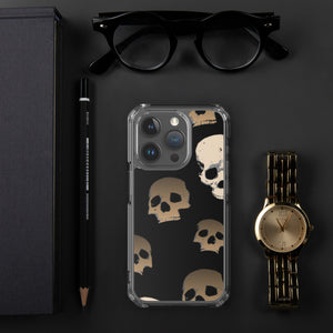 Scary Skull Clear Case for iPhone® - MedTheories