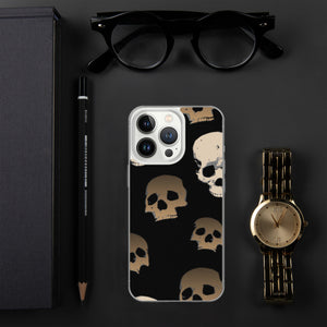 Scary Skull Clear Case for iPhone® - MedTheories