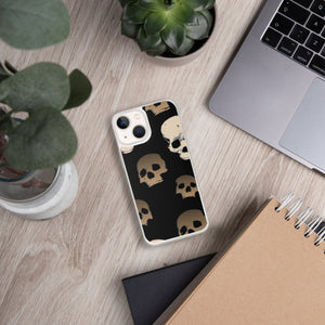 Scary Skull Clear Case for iPhone® - MedTheories