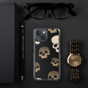 Scary Skull Clear Case for iPhone® - MedTheories