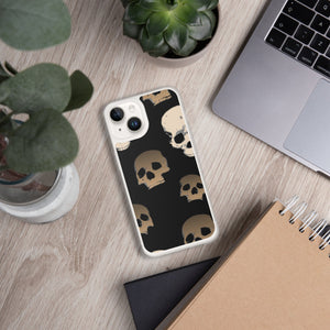 Scary Skull Clear Case for iPhone® - MedTheories