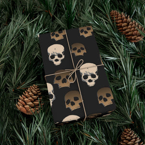 Scary Skull Gift Wrap Papers - MedTheories