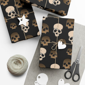 Scary Skull Gift Wrap Papers - MedTheories