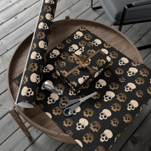 Scary Skull Gift Wrap Papers - MedTheories