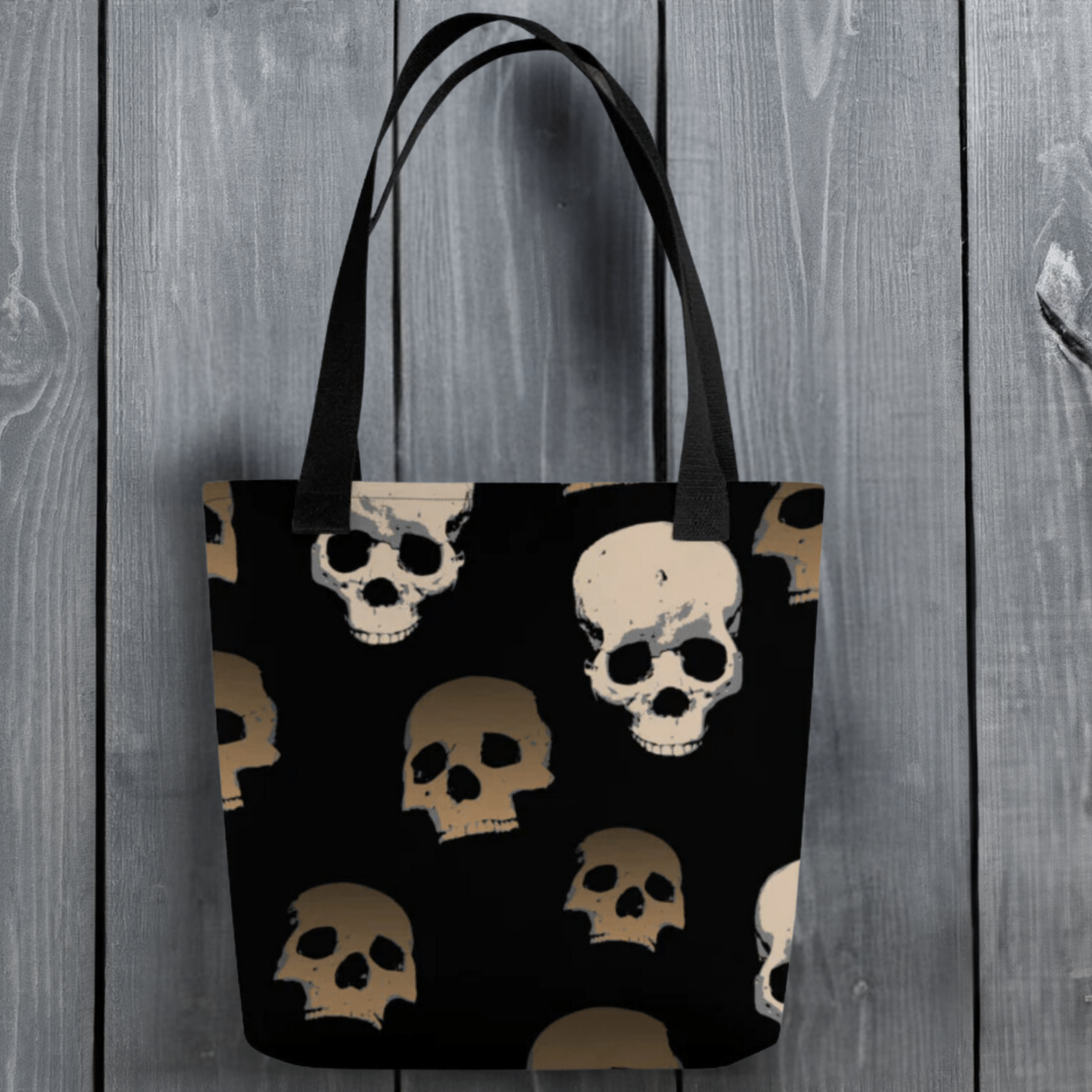 Scary Skull Tote Bag - MedTheories
