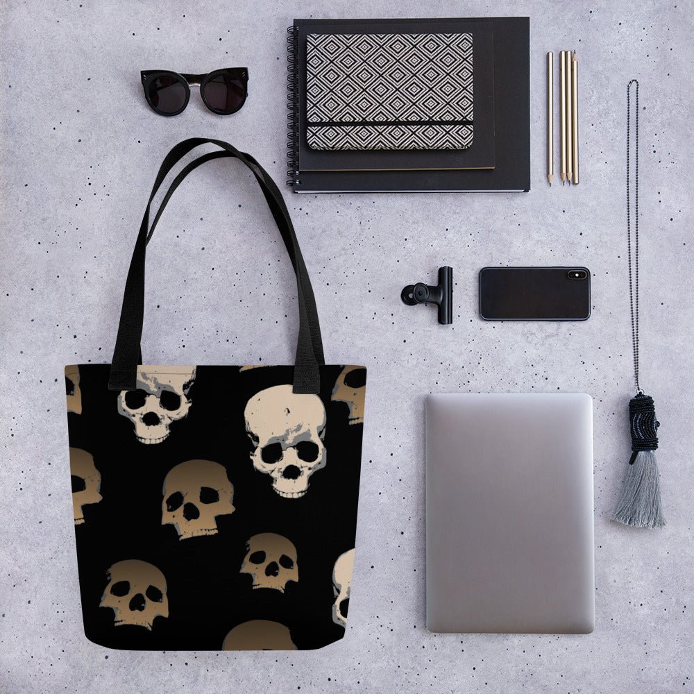 Scary Skull Tote Bag - MedTheories