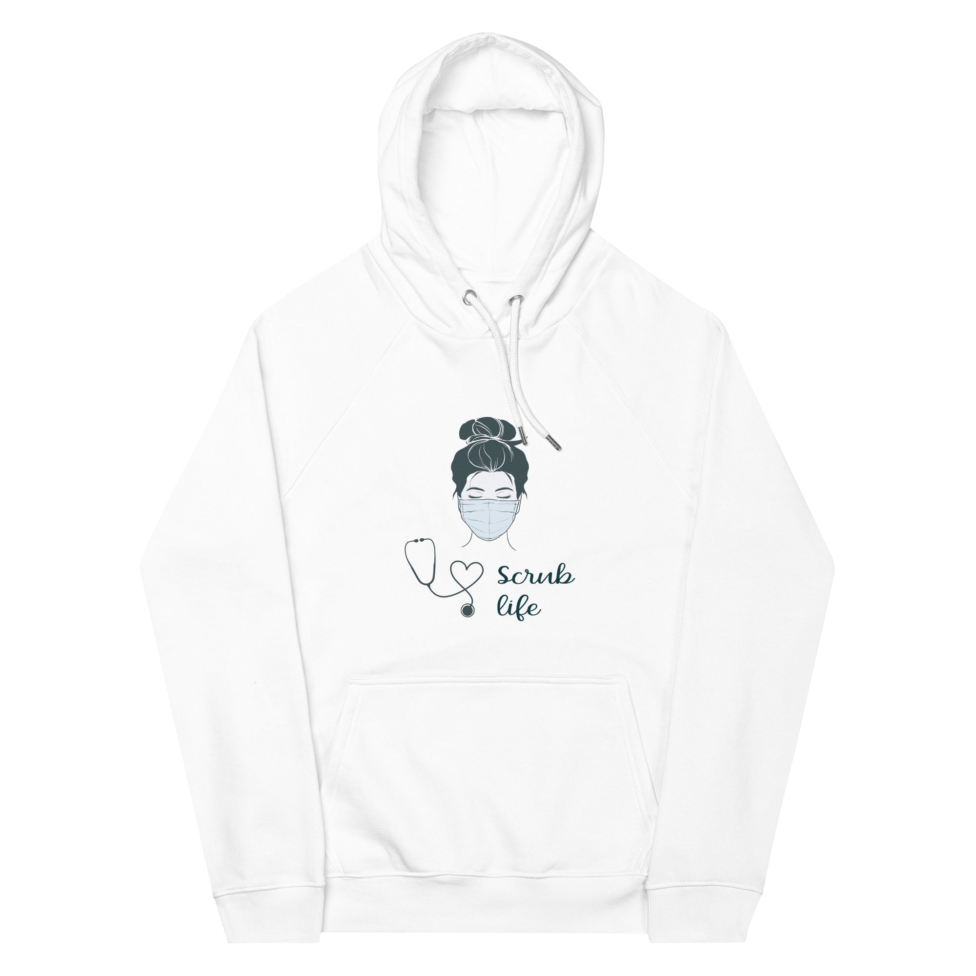 Scrub Life Unisex Eco Raglan Hoodie - MedTheories