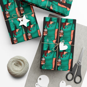 Scrub Nurse Gift Wrap Papers - MedTheories