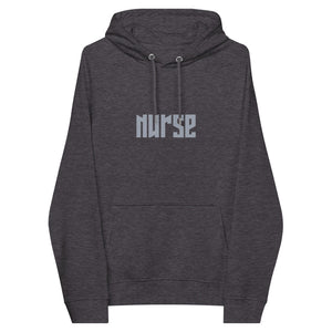 Sharp Nurse Unisex Eco Raglan Hoodie - MedTheories