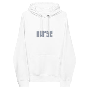 Sharp Nurse Unisex Eco Raglan Hoodie - MedTheories