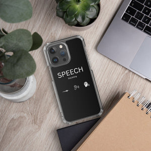 Speech Therapy Icon Clear Case for iPhone® - MedTheories