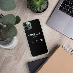 Speech Therapy Icon Clear Case for iPhone® - MedTheories