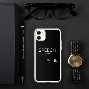 Speech Therapy Icon Clear Case for iPhone® - MedTheories