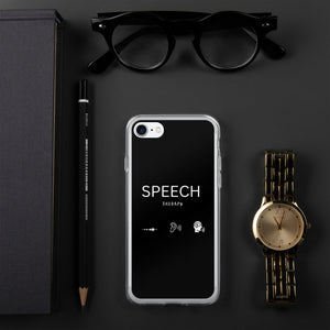 Speech Therapy Icon Clear Case for iPhone® - MedTheories