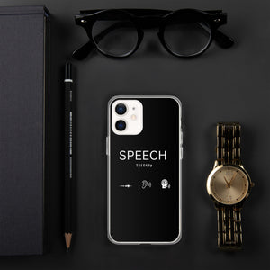 Speech Therapy Icon Clear Case for iPhone® - MedTheories