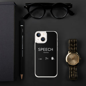 Speech Therapy Icon Clear Case for iPhone® - MedTheories