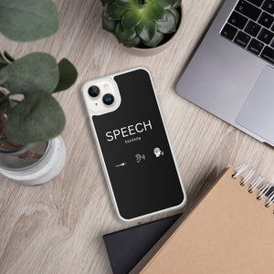 Speech Therapy Icon Clear Case for iPhone® - MedTheories