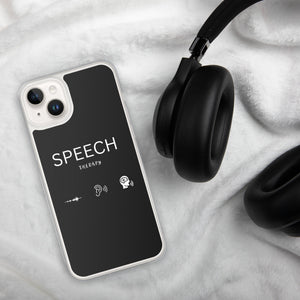 Speech Therapy Icon Clear Case for iPhone® - MedTheories