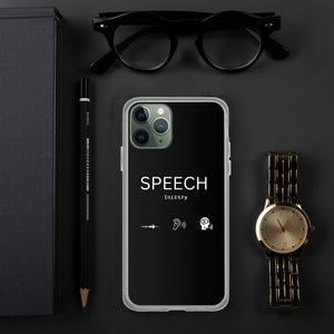 Speech Therapy Icon Clear Case for iPhone® - MedTheories