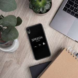 Speech Therapy Icon Clear Case for iPhone® - MedTheories