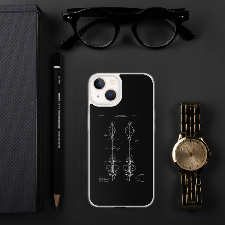 Surgical Instrument 1906 Vintage Patent Clear Case for iPhone® - MedTheories
