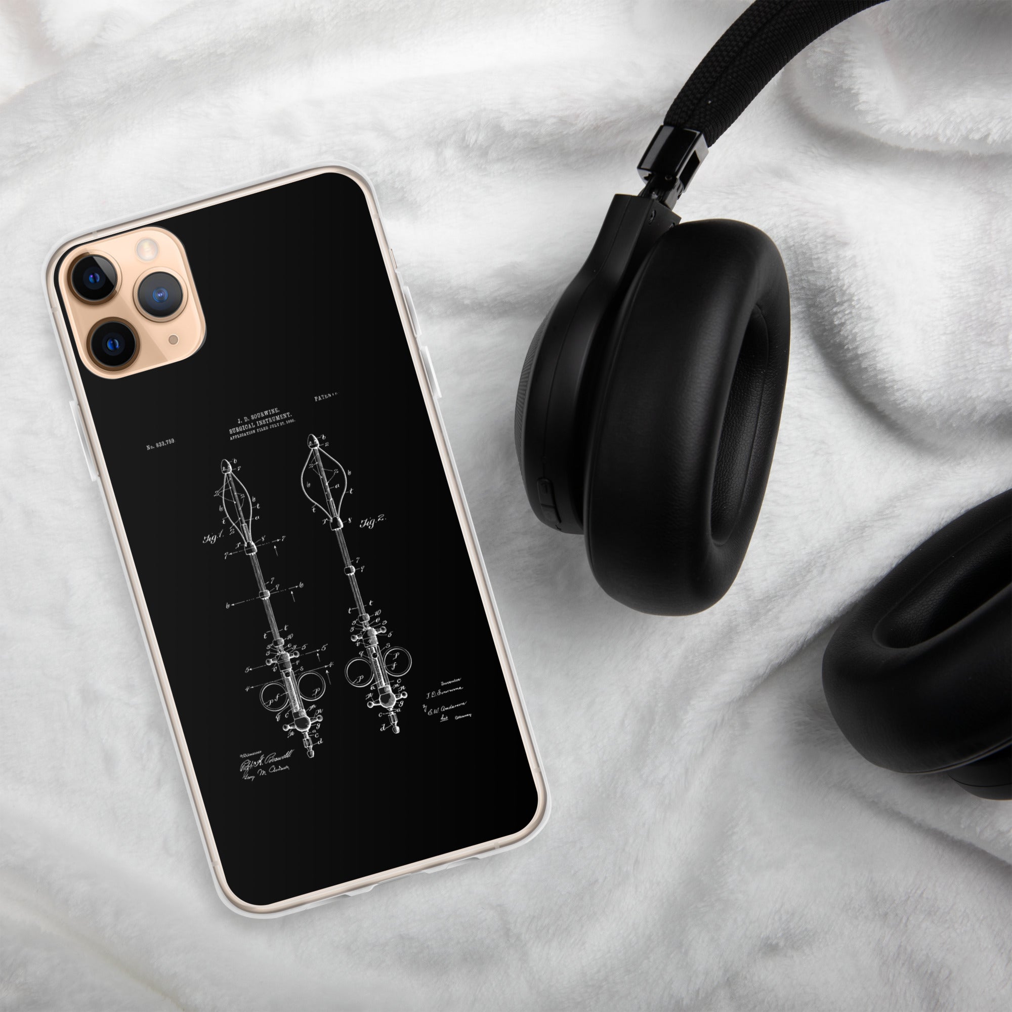 Surgical Instrument 1906 Vintage Patent Clear Case for iPhone® - MedTheories